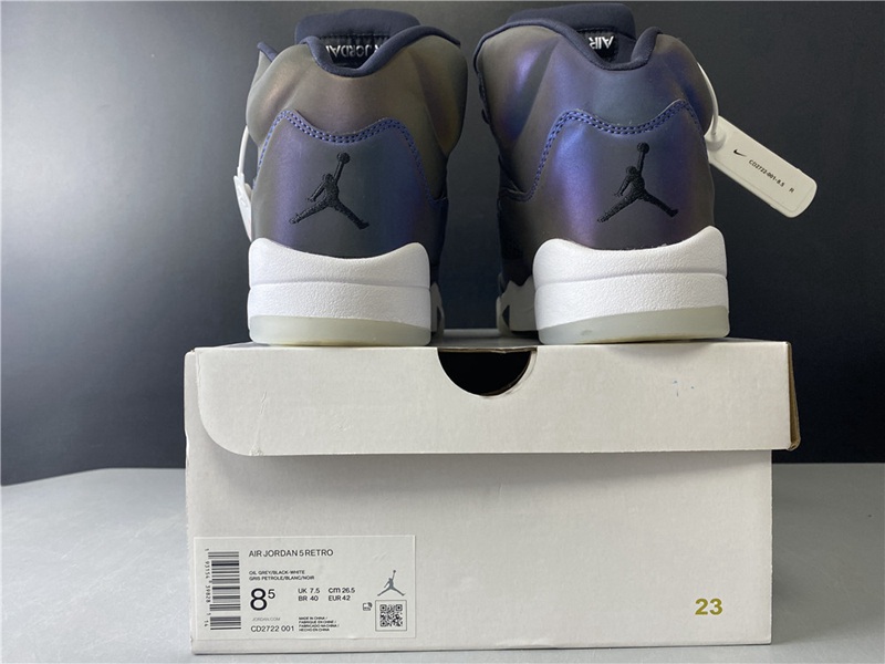 Air Jordan 5 WMNS Oil Grey(CD2722-001)